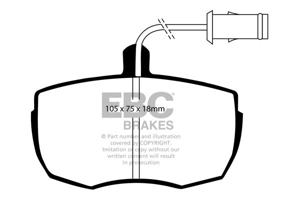 Remblokset EBC Brakes DP622