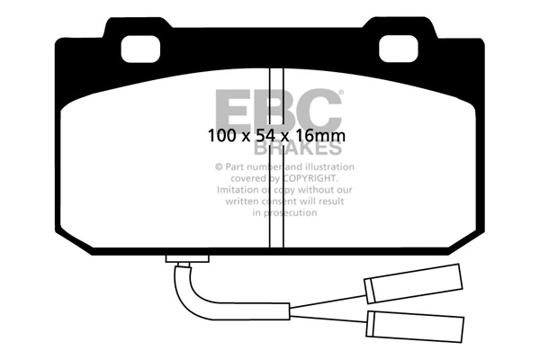 Remblokset EBC Brakes DP625