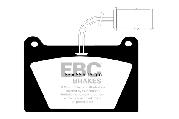 Remblokset EBC Brakes DP2627