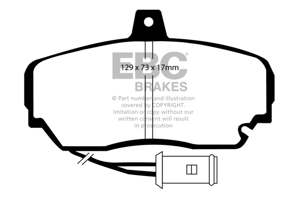 Remblokset EBC Brakes DP2630