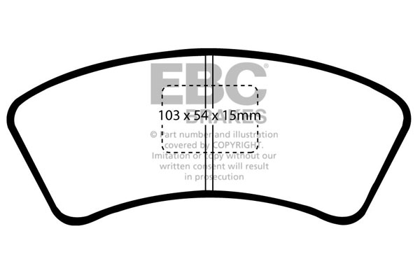 Remblokset EBC Brakes DP640