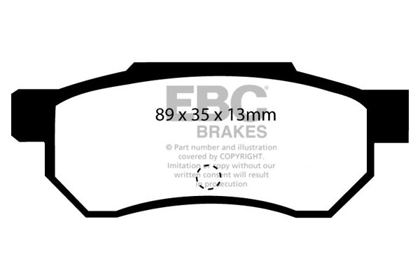 Remblokset EBC Brakes DP642