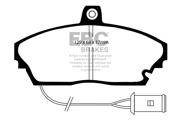 Remblokset EBC Brakes DP643