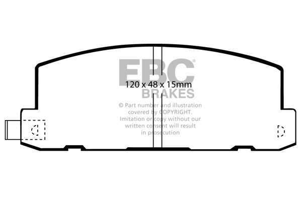 Remblokset EBC Brakes DP649