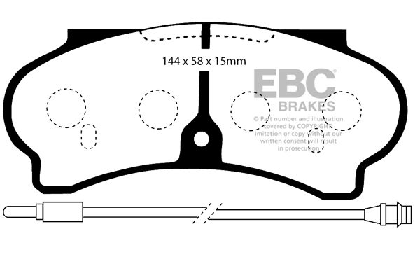 Remblokset EBC Brakes DP652