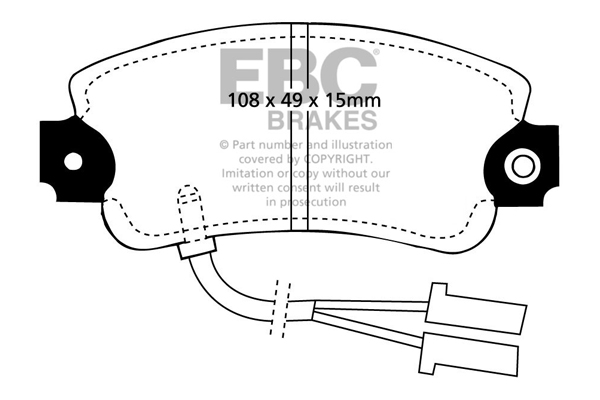 Remblokset EBC Brakes DP653