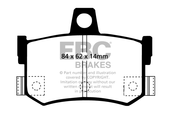 Remblokset EBC Brakes DP662/2