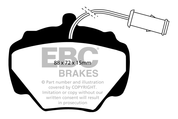 Remblokset EBC Brakes DP663