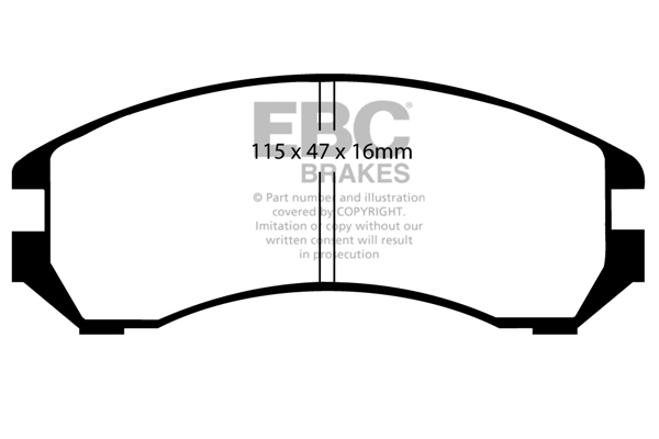 Remblokset EBC Brakes DP665