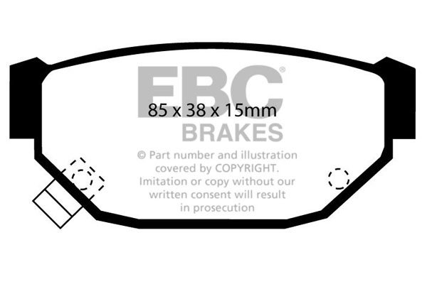 Remblokset EBC Brakes DP674