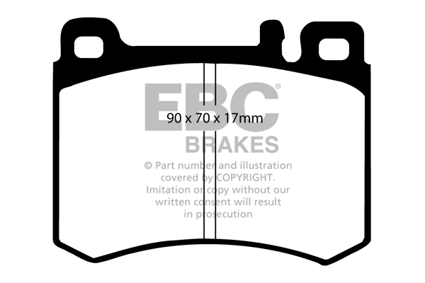 Remblokset EBC Brakes DP681