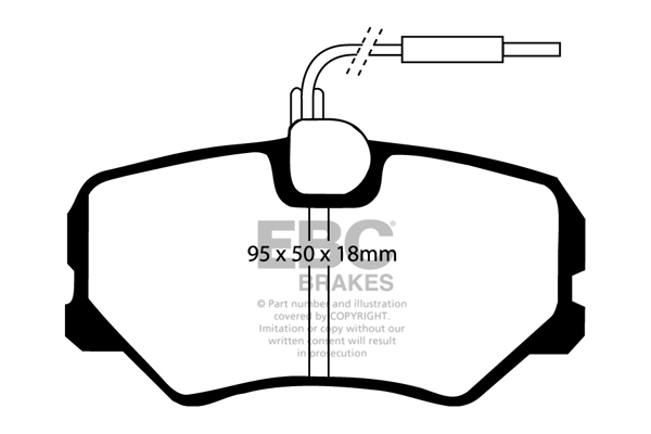 Remblokset EBC Brakes DP4687R