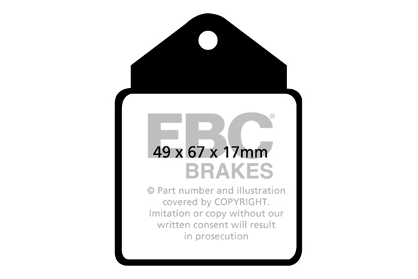 Remblokset EBC Brakes DP5710NDX