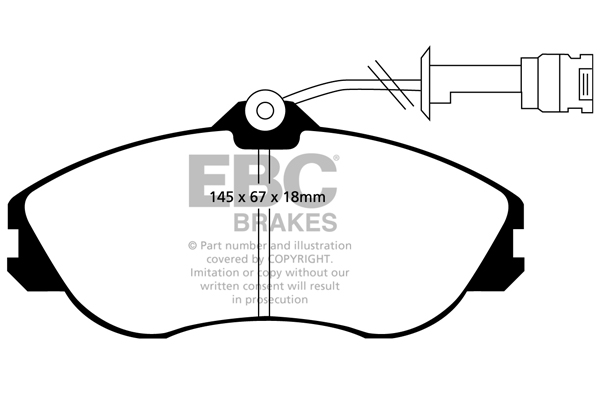 Remblokset EBC Brakes DP711