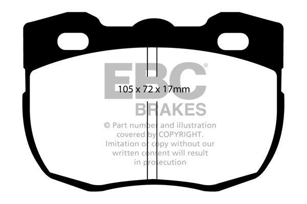 Remblokset EBC Brakes DP713