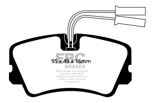 Remblokset EBC Brakes DP717