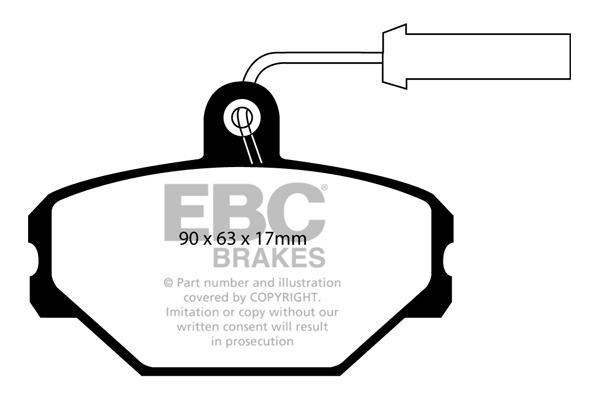 Remblokset EBC Brakes DP718