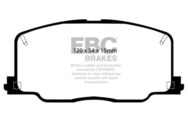 Remblokset EBC Brakes DP2725