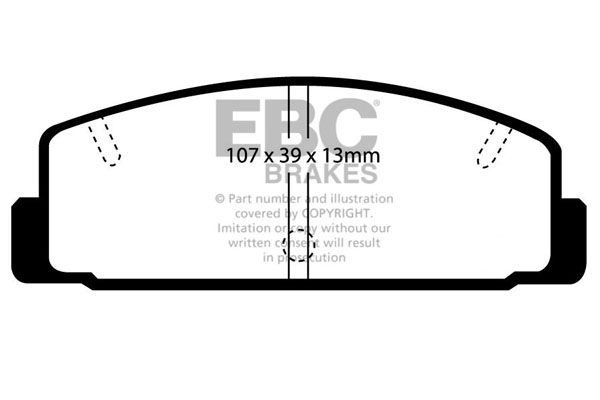 Remblokset EBC Brakes DP2729