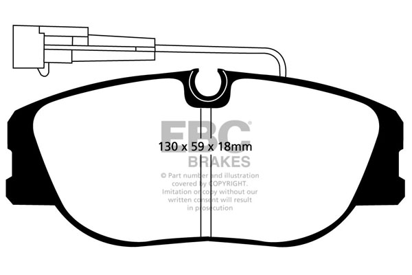 Remblokset EBC Brakes DP733