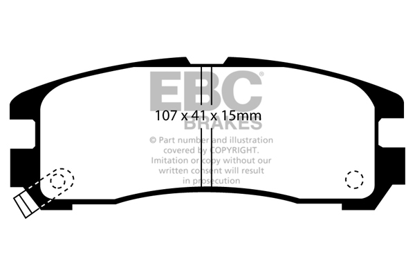 Remblokset EBC Brakes DP738