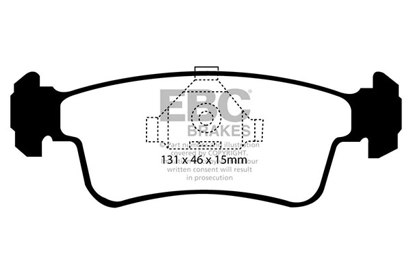 Remblokset EBC Brakes DP741