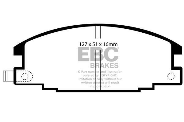 Remblokset EBC Brakes DP746