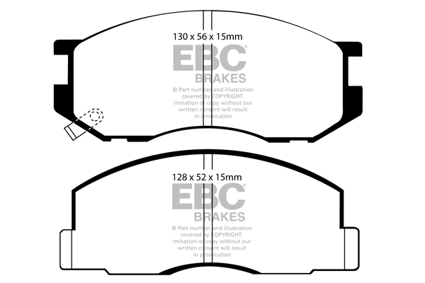 Remblokset EBC Brakes DP747