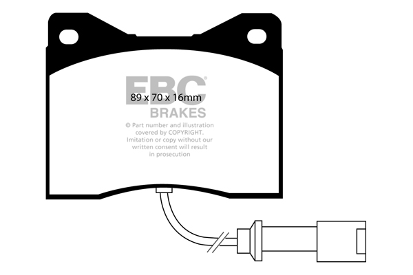 Remblokset EBC Brakes DP753