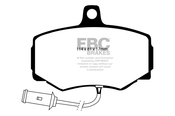 Remblokset EBC Brakes DP756