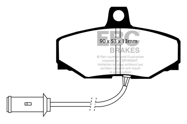 Remblokset EBC Brakes DP757