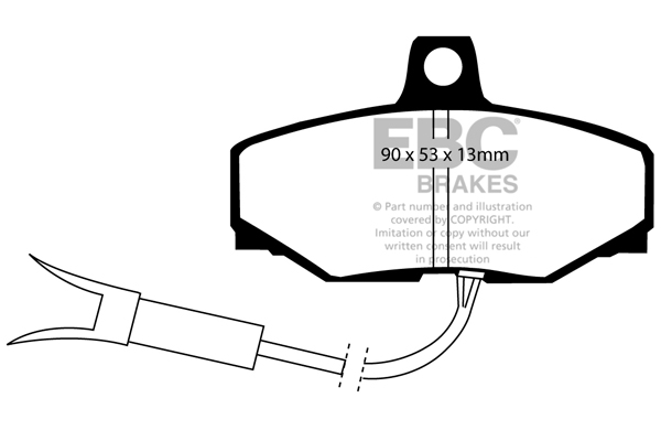 Remblokset EBC Brakes DP757/2