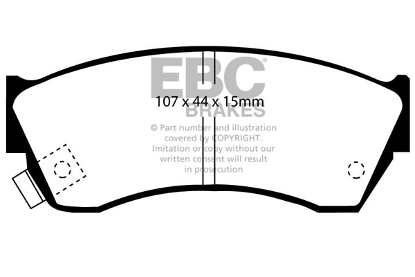 Remblokset EBC Brakes DP762