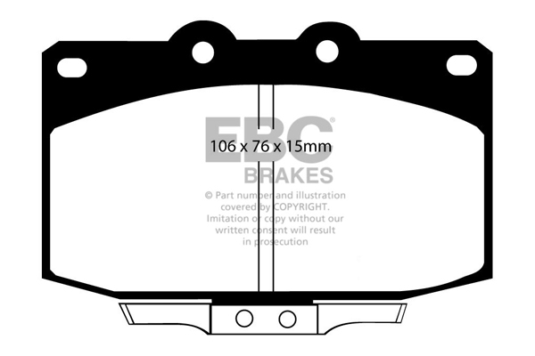 Remblokset EBC Brakes DP5763NDX