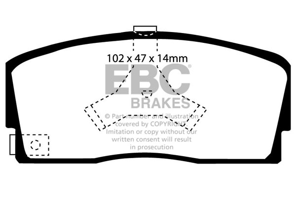 Remblokset EBC Brakes DP765