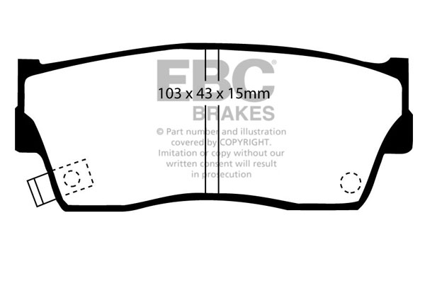 Remblokset EBC Brakes DP774