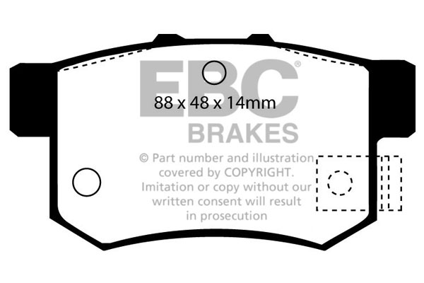 Remblokset EBC Brakes DP781