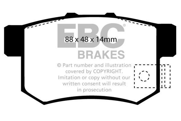 Remblokset EBC Brakes DP781/2