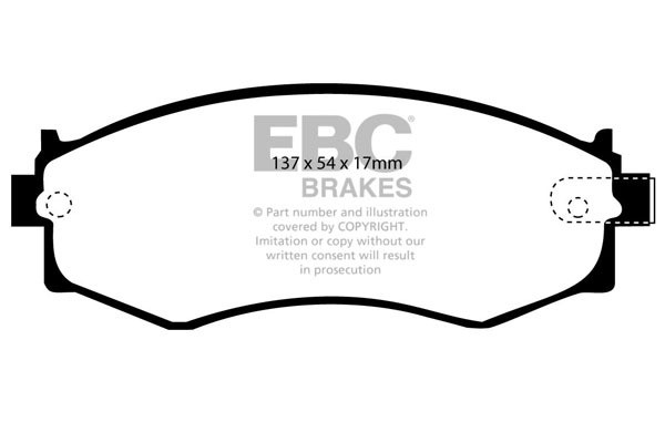 Remblokset EBC Brakes DP792