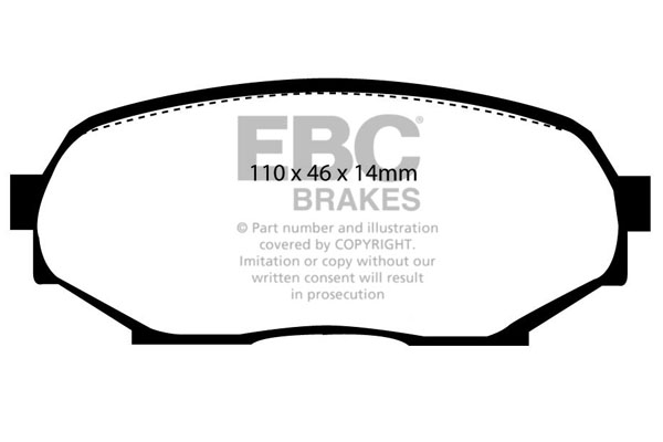 Remblokset EBC Brakes DP2802