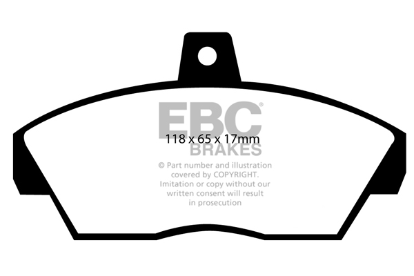 Remblokset EBC Brakes DP2810