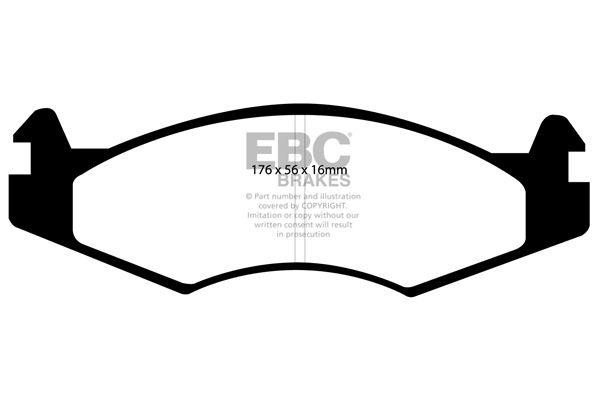 Remblokset EBC Brakes DP813