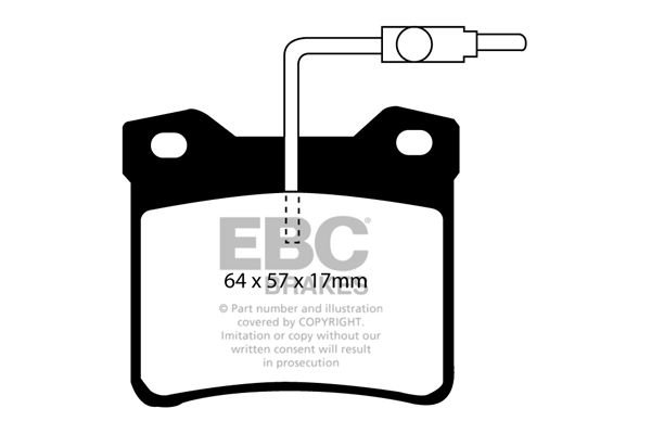 Remblokset EBC Brakes DP2816