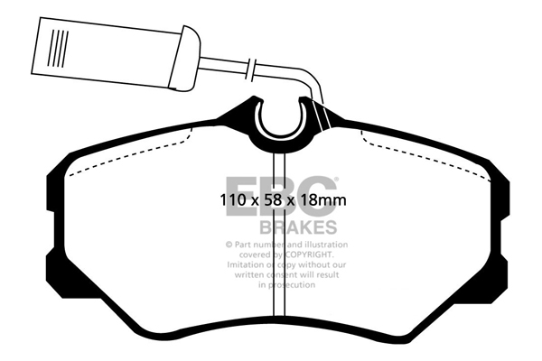 Remblokset EBC Brakes DP820/2