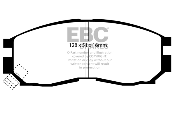 Remblokset EBC Brakes DP3830C