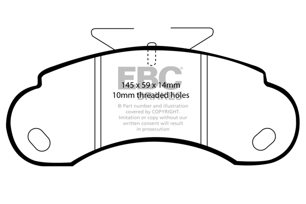 Remblokset EBC Brakes DP832/2
