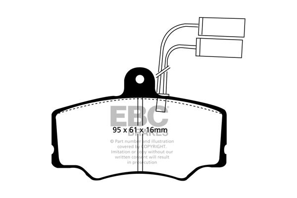 Remblokset EBC Brakes DP835