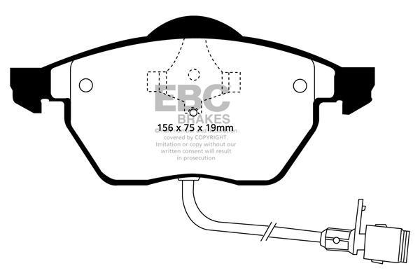 Remblokset EBC Brakes DP2836