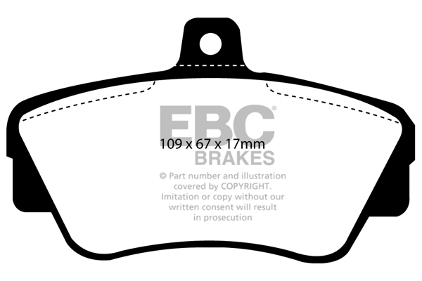Remblokset EBC Brakes DP838