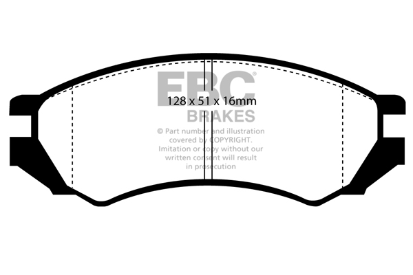 Remblokset EBC Brakes DP3839C